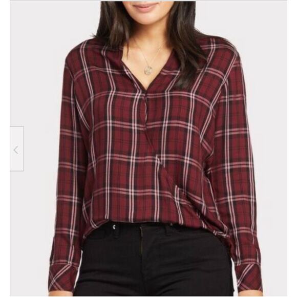 Cloth & Stone | NWT Everevev Drape Front Shirt // XS - Picture 1 of 9